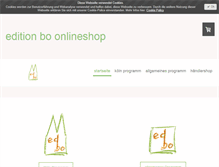 Tablet Screenshot of editionbo.de